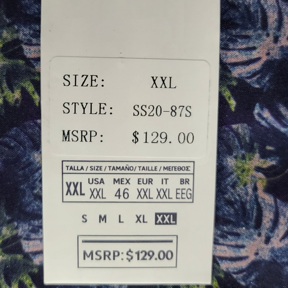 Silver Stone floral collection Modern Fit NWT szL - Picture 3 of 7